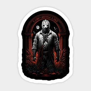 Camp Crystal Lake Sticker